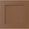 Ekena Millwork 12"W x 12"H True Fit PVC Flat Panel Shutters Sample, Burnt Toffee SAMPLE-TFPFPBT - alternate 1